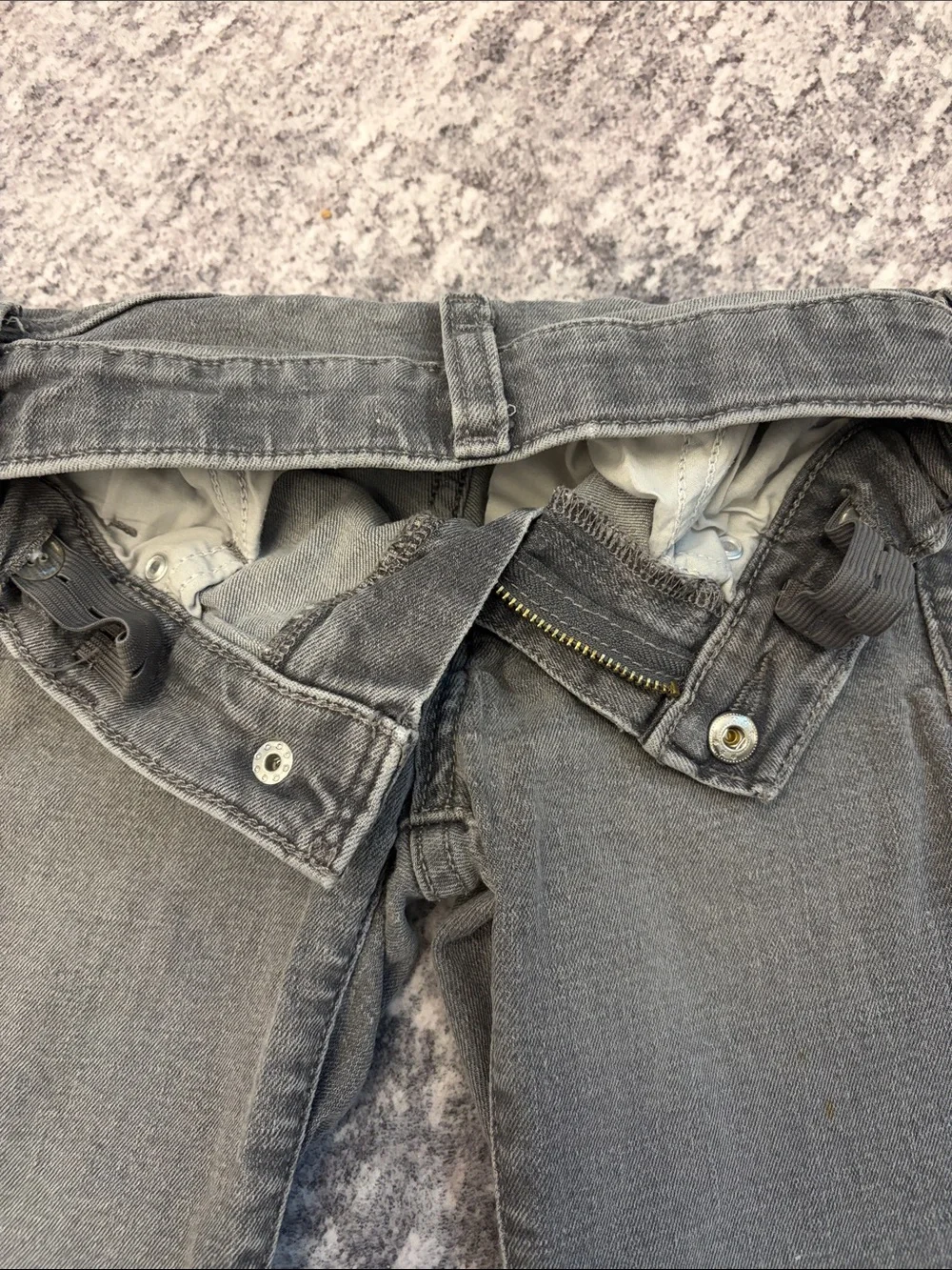 Boys Old Navy Slim Grey Kids Jeans size 7 Slim